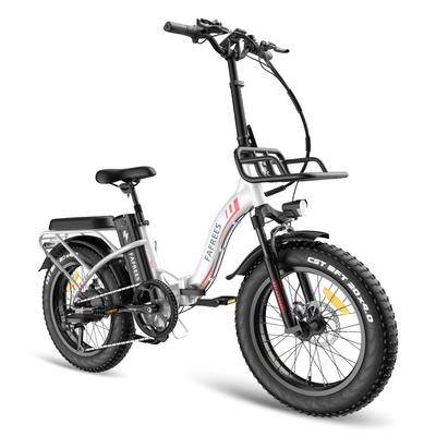Electric Bicycle Fafrees F20 Max 500W Motor 20" Fat Tire Foldable Adult E-Bike 48V 30AH Dual Disc Brake Max Range 100Km