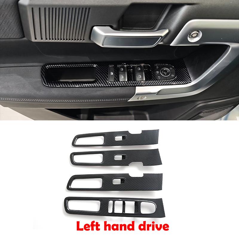 LHD RHD For Chery JAECOO J7 2024 2025 ABS carbon fiber window lift switch cover gear panel AC vent cover  interior accessories