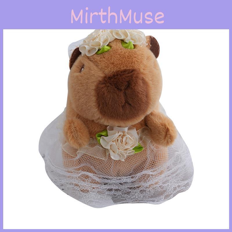 Soft Lovers Capybara Plush Doll Keychain Pendant For Backpack And Decor Car