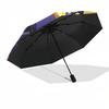 Robot, Space Automatic Opening and Closing, 8 Rib Structure Portable Umbrella, Suitable for Men and Women In All Seasons  Perfect Gift for H