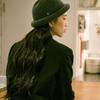 SHINJEO Dotori Hat_Vertical line_Grey