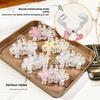 Sweet Doodle Floral Hair Claw Clip - Non-Slip Boho Updo Bun Clip for Women, Cute Spring Hair Accessories
