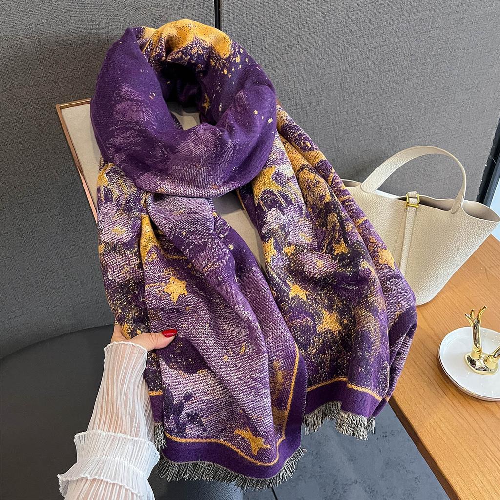 Women Men Thick Warm Shawl Long Cashmere Scarf For Autumn Winter Wrap Female Luxury Quality Bufanda Poncho Echarpe Pashmina