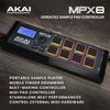 Akai Professional MPX8 Sampler with 8 Pads and SD Card Slot