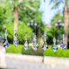 Crystal Suncatcher Pendant Heart Diamond Hanging Wide Chimes Outdoor Window Suncatcher Pendants Window Garden Decoration