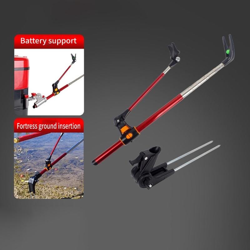 Heavy Type Stainless Steel Fishing Rod Ground Spikes Anchors for Secure Outdoor Angling Support In Lake River