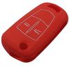 Jingyuqin Remote 2/3 Buttons Silicone Flip Folding Car Key Shell Key Cover Case Case for Vauxhall Opel Corsa Astra Vectra Signum