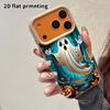 Phone Case: 2D Flat Lambskin Suitable for iPhone 18, 17, 16, 15, 14, 13 Pro Protective Cases, Ghost and Pumpkin, Christmas and Halloween Gifts