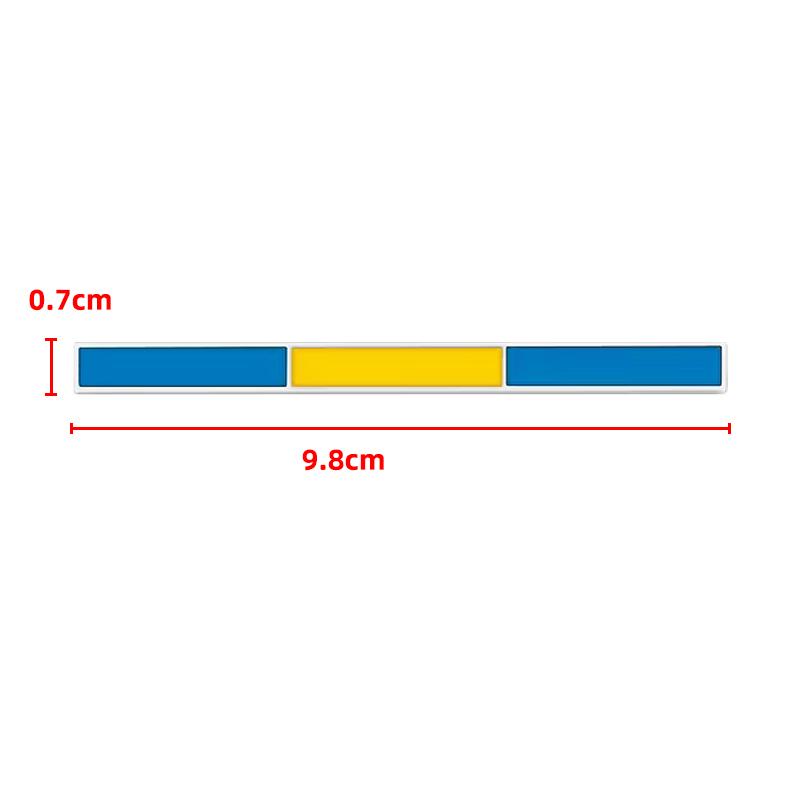 Swedish Flag Emblem Sticker for Volvo Car Trunk Badge Creative Metal Car Body Decal for XC60 XC90 S60 V40 V60 V90 XC40 S90 XC60