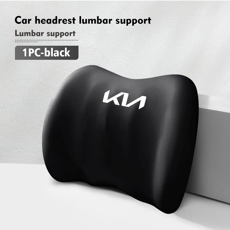 BBEI1 Car Headrest Waist Rest Headrest Neck Support Seat Lumbar Cushion Accessories For KIA Stinger Optima Cerato Soul Venga Forte