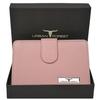 Arya Rose Pink Leather Wallet for Women