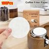 100Pcs Round Water Filter Papers 51/53/58mm Espresso Portafilter Accessories  Barista Tools