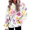 Women's Fashion Daily  Casual V-Neck Long Sleeve Printed Top
