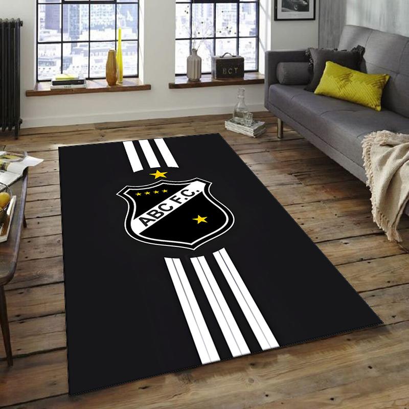 1pc Football Team Design Area Rug - Non-Slip, Soft & Cozy Floor Mat for Living Room, Bedroom, Office - Indoor/Outdoor Decorative Carpet