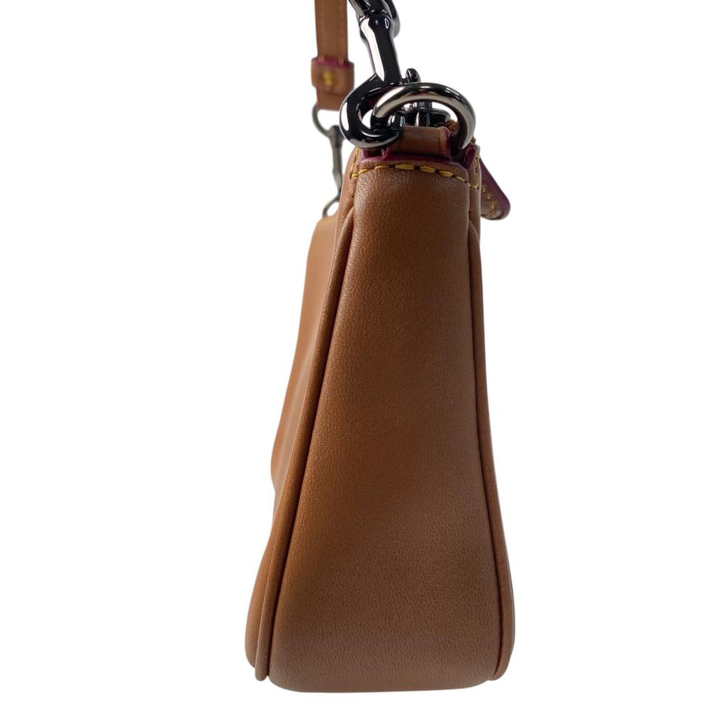 Gebrauchte COACH Handtasche Braunes Leder Damen