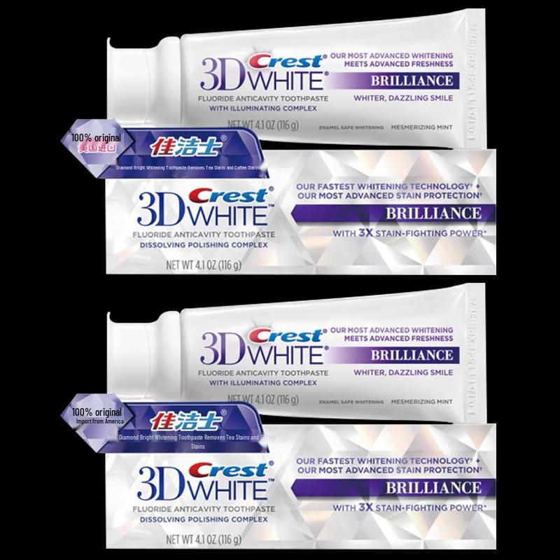 Crest 3D White Radiant Whitening Toothpaste (2-Pack)