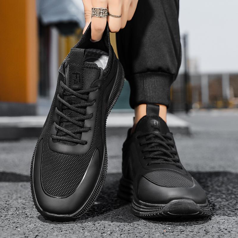 Fashion New Men's Thin Flat Stain Resistant Lightweight Soft Sole Casual Comfortable Shoes Fashionable Streamlined Non-Slip Sneakers