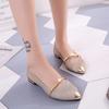 2024 New Spring and Autumn Women's Shoes Low Heel Pointed Toe Comfortable Dress One-Step Versatile Women's Shoes Zapatos Mujer