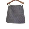 Spicy Girl Gray Polka Dot Wool Mini Skirt: High-Waisted, Hip-Hugging A-Line for Petite Women in Autumn/Winter