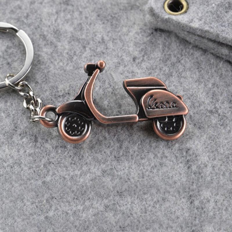 Yeni Yaratıcı Motosiklet Scooter Araba Anahtarlık Kolye Anahtarlık