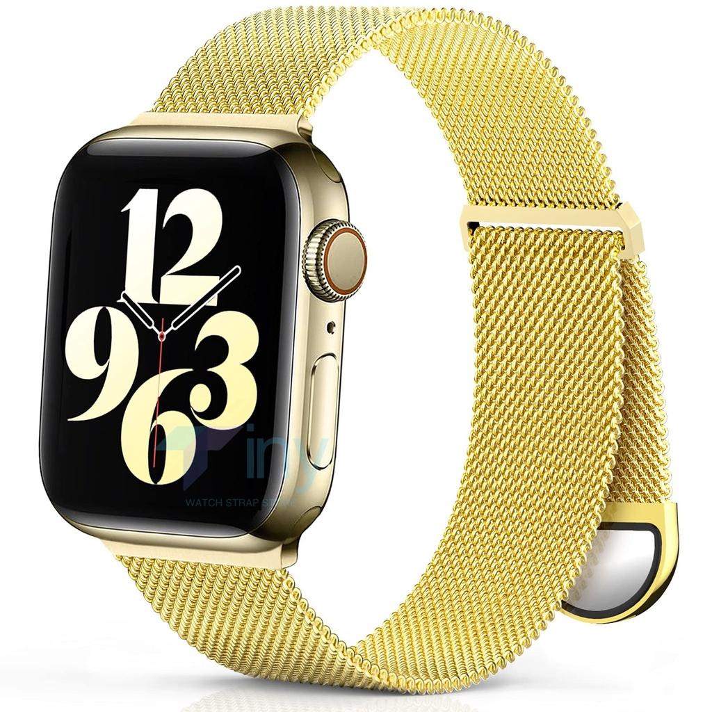Metal Milanese Loop Strap For Apple Watch Ultra Band 49mm 42mm 44mm 45mm 41mm Steel Mesh Magnetic iWatch Series 9/8/7/6/5/4/3/SE