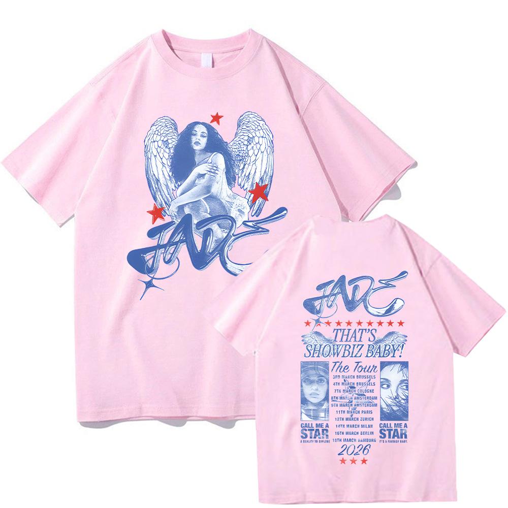 Questo è lo Showbiz, tesoro! Tour 2026 Dateback Tee Jade Thirlwall Magliette Estate Cotone Vintage Punk Abbigliamento Top Unisex