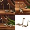 Metal Animal Figurines Nessies Statues Shelf Decors Accent Decorative Ornament Tabletop Centerpieces for Home Decors