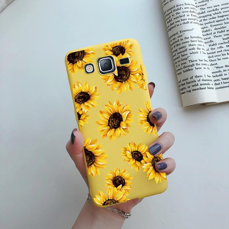 Sunflower Candy Love Heart Silicone Case For Samsung Galaxy Grand Prime Plus G530 G531 J2 Prime SM-G532F Phone Case Coque Fundas
