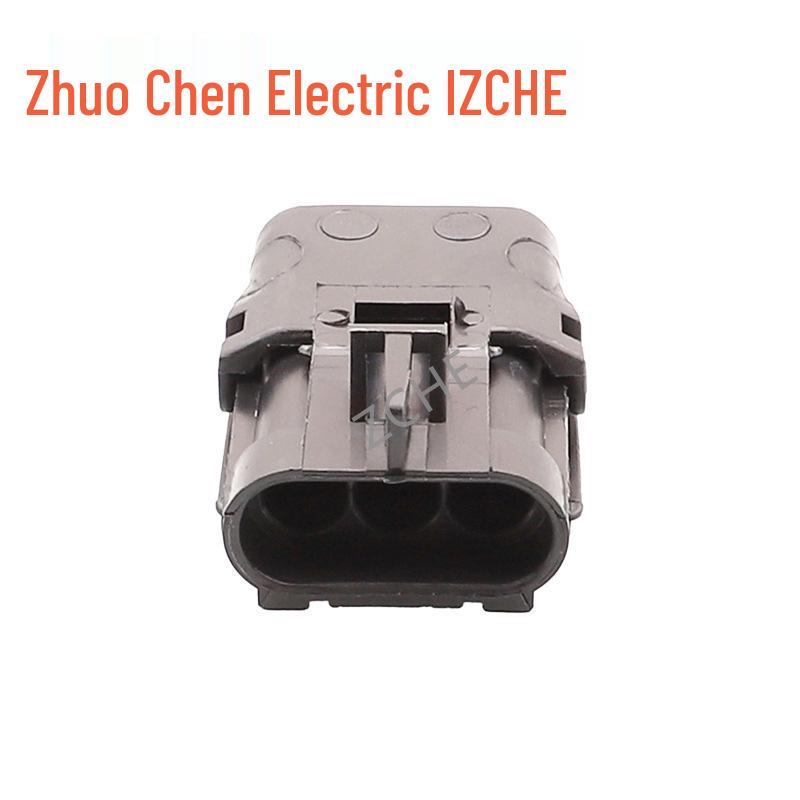 3-Pin Automotive Wiring Harness Connector Set: Male & Female Plugs with Terminals