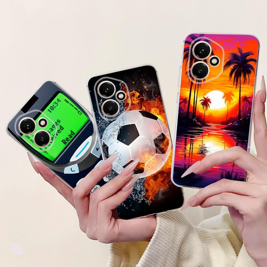 For Huawei Honor 400 400 Pro Case Dragon Love Heart Animals Pattern Back Cover Soft Silicone TPU Clear Bumper Camera Protection