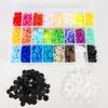 460-Piece No-Sew Baby Snaps Kit: Hand Press Pliers, Colorful Resin Buttons, Installation Tools