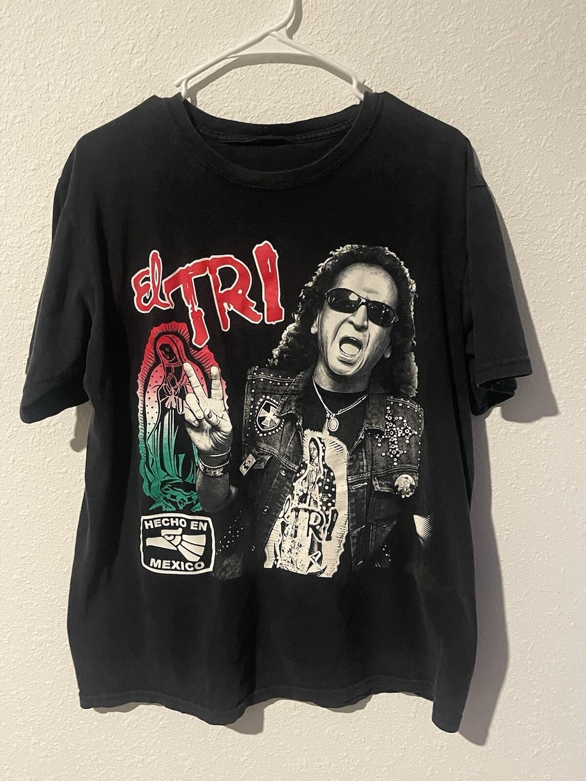 Vintage El Tri T Shirt Hecho En Mexico Adult Unisex SA462 L
