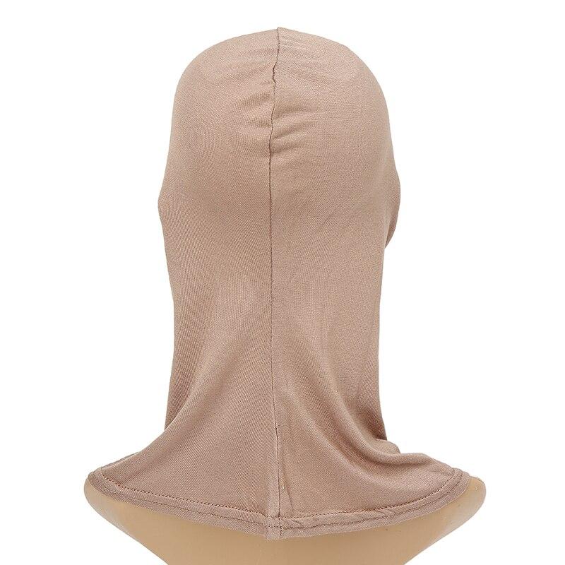 Muslimische Vollabdeckung Unterkappe Damen Baumwoll-Jersey Hijab Elastische Haube Einfaches Untertuch Mode Inneres Stirnband Turban