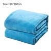Lightweight Flannel Polyester Blanket In Various Colors For Modern Style Bedrooms