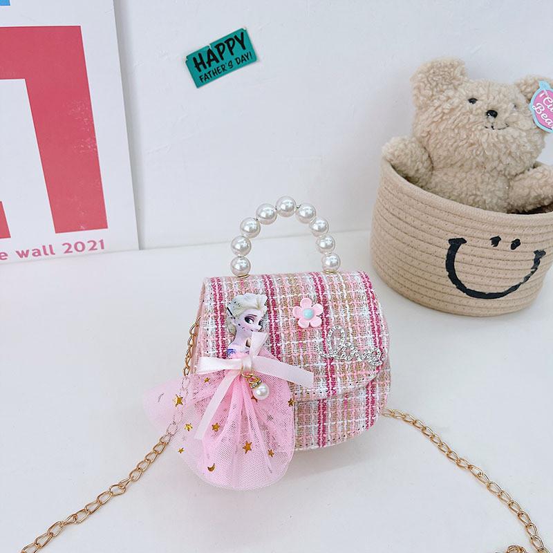 Adorable Mini Childrens Pearl Handbag Stylish Crossbody Bag For Girls