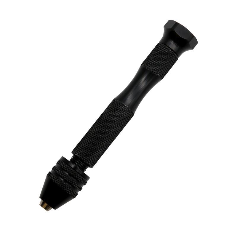 Walnut Carving Aluminum Punching Tool: Mini Hand Twist Drill with Bits