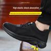 Breathable Flyknit Anti-Smash Puncture-Proof Safety Shoes