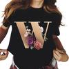Polyester 100% New Short-sleeved T-shirt Female Summer Students Round Neck Loose Large Size Women's Casual Short-sleeved Blouse