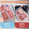 Geteilte Servierplatte mit Deckel mit 4 Fächern Charcuterie-Behälter Kühlschrank-Organizer für Kontrollbehälter Meal Prep