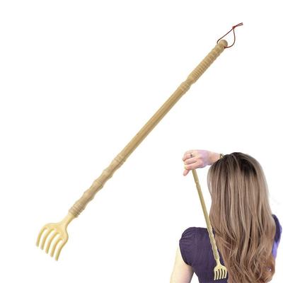 Plastic Wooden Back Scratcher Long Reach Hand Itch Scraper New Back Scratcher Stick  Home