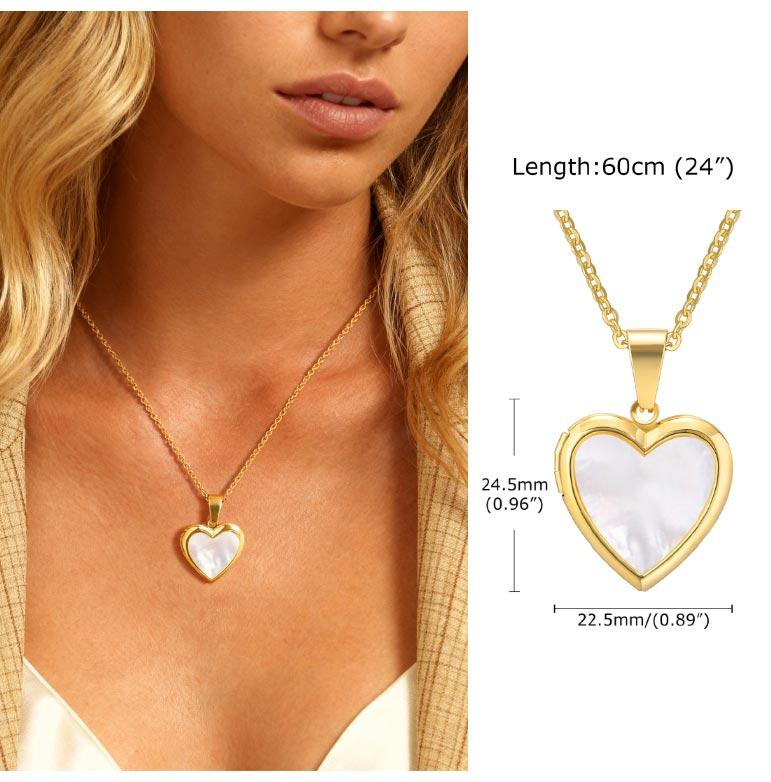 Sliding Water Droplet Pendant Necklace for Women, Waterproof Tear Pendant Necklaces, Gold Plated Stainless Steel Jewelry
