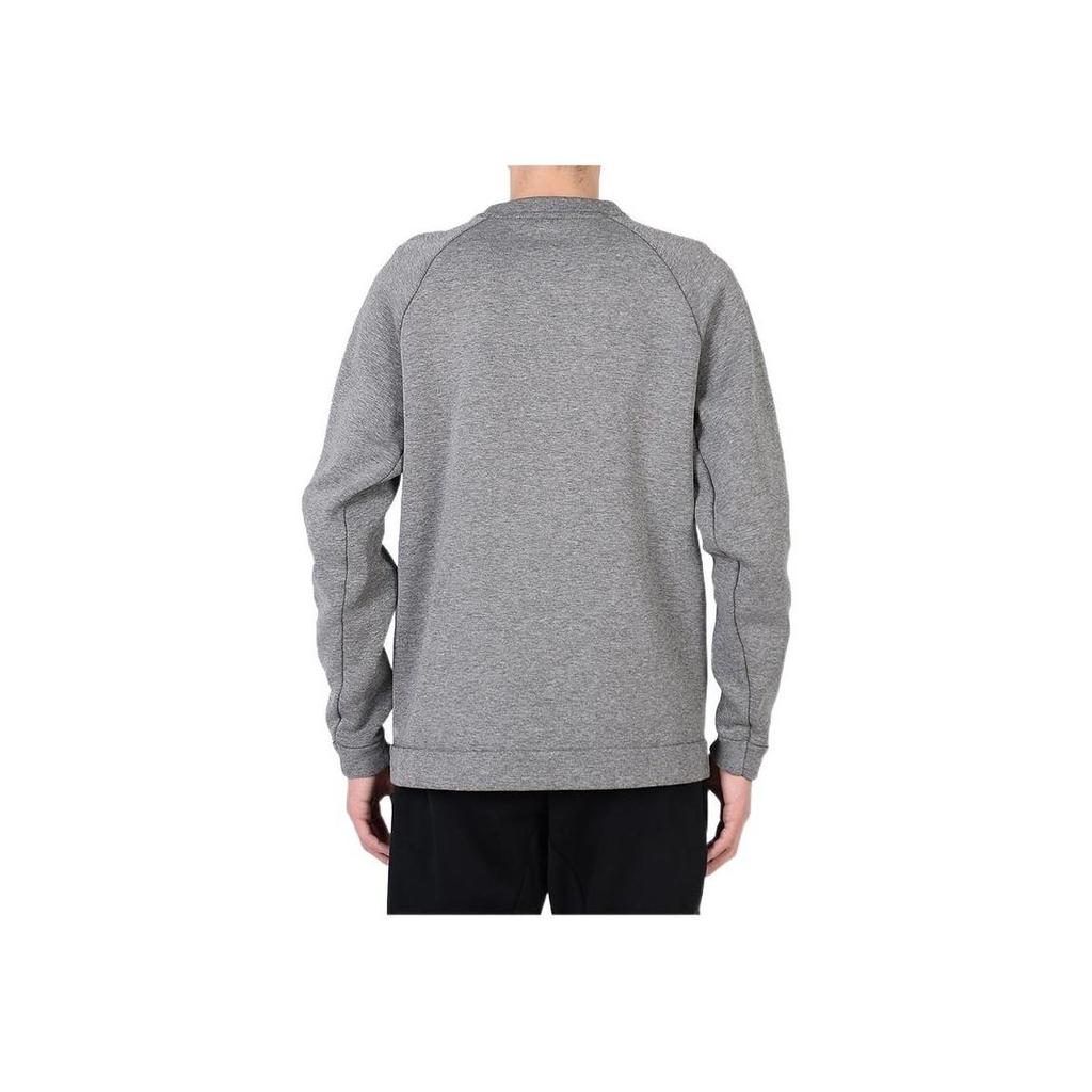 Nike Sportswear Tech Fleece Kangaroo Pocket Crew Neck Sweatshirt Men Tops Grey 805141-091