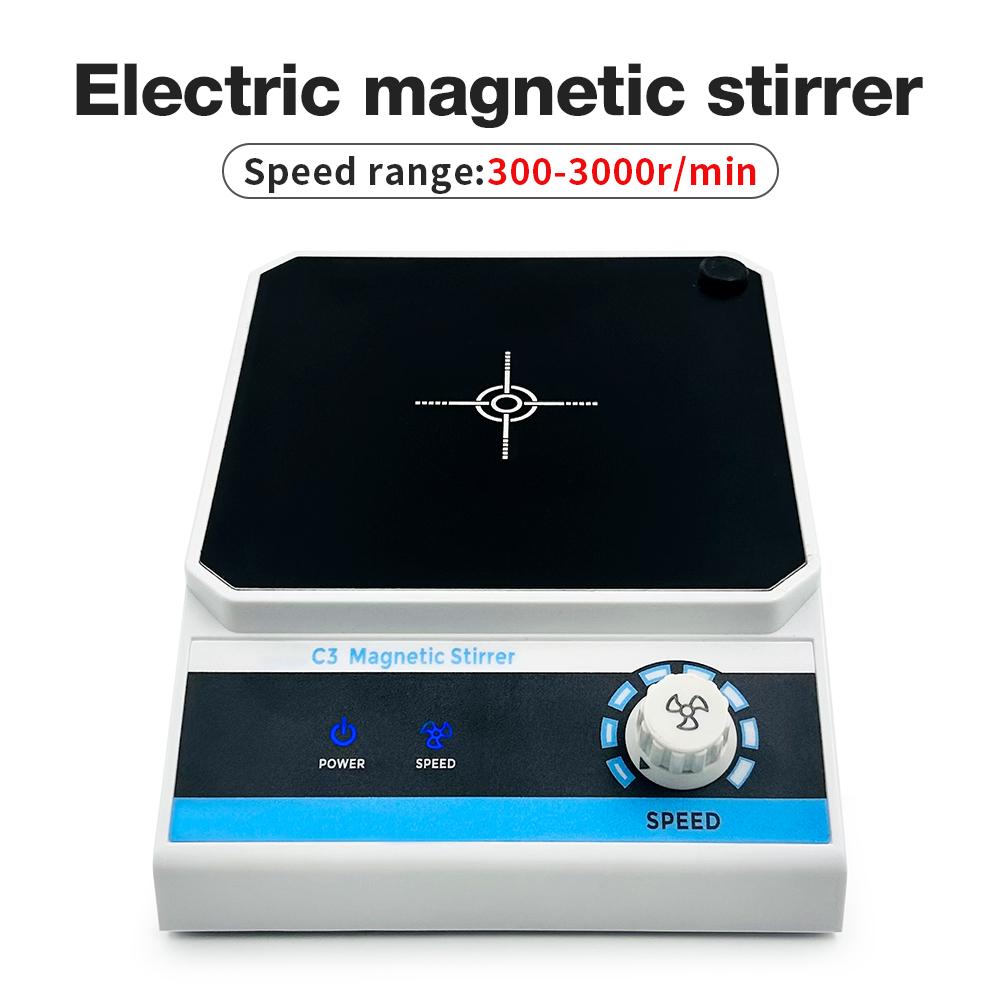 Lab Magnetic Stirrer 2000ml Capacity Stir Electric Magnetic Mixer Precision Laboratory Medical Cosmetics Mixing Device EU Plug
