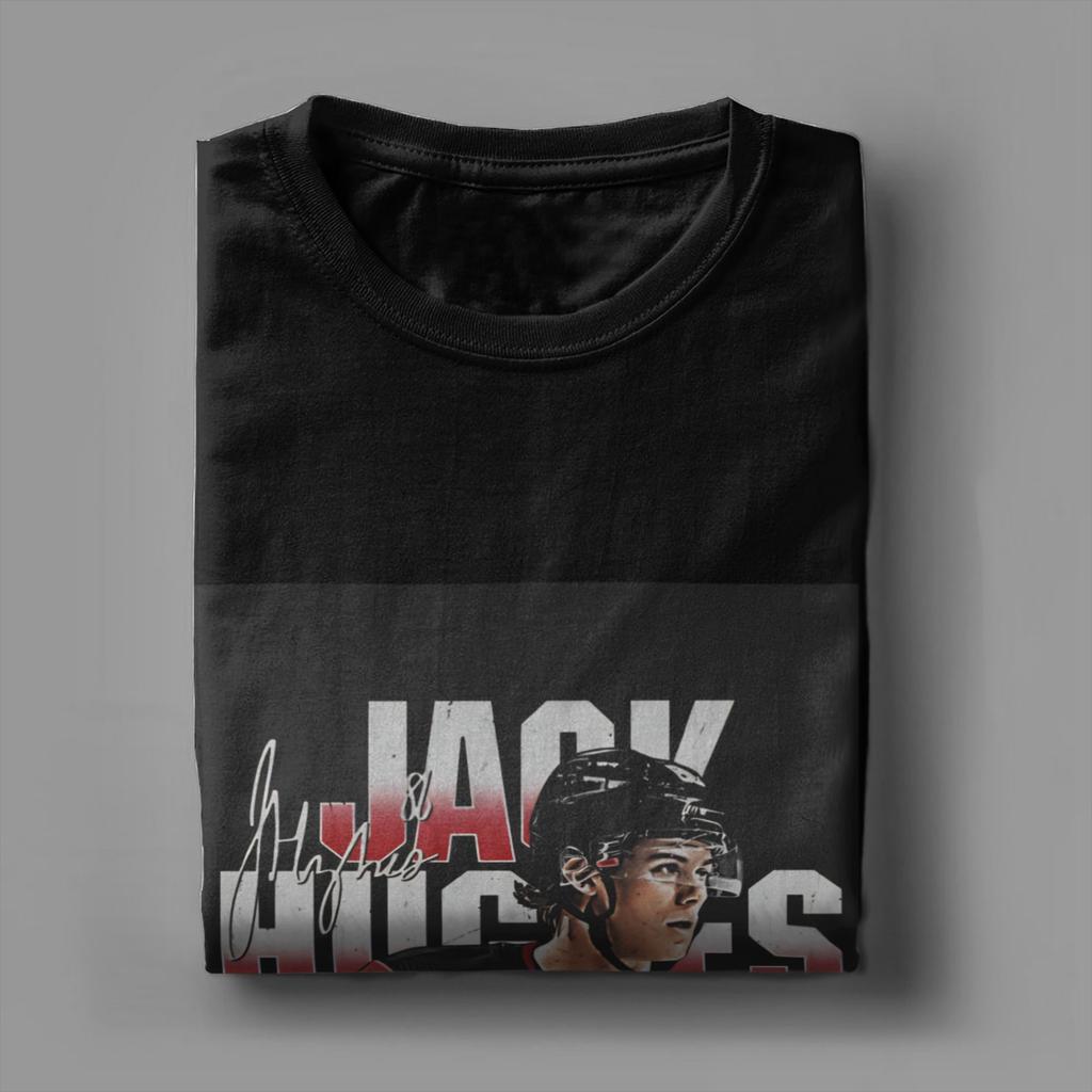 Jack Hughes Gold Unisexs T Shirt Fashion Tees Short Sleeve O Neck TShirt Cotton Gift Idea Clothes