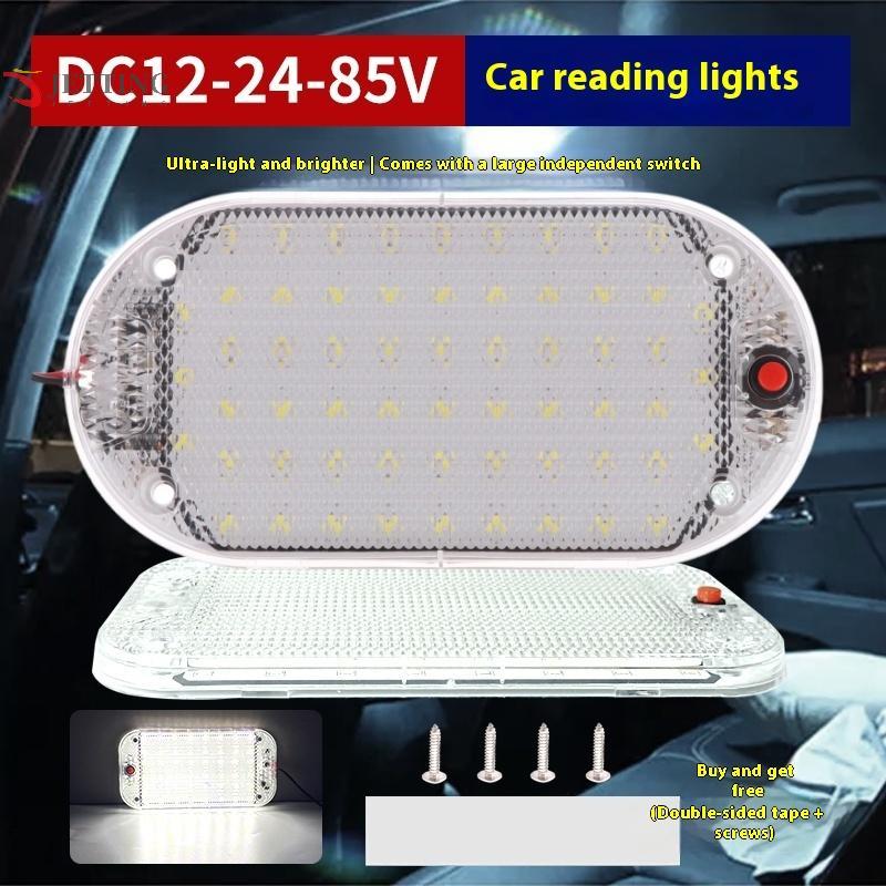 1Pcs Car Ceiling Indoor Interior Lamp For Motorhomes Led Bars 12v-85v Led Car Universal Roof Bars Car Reading Light Trunk Light