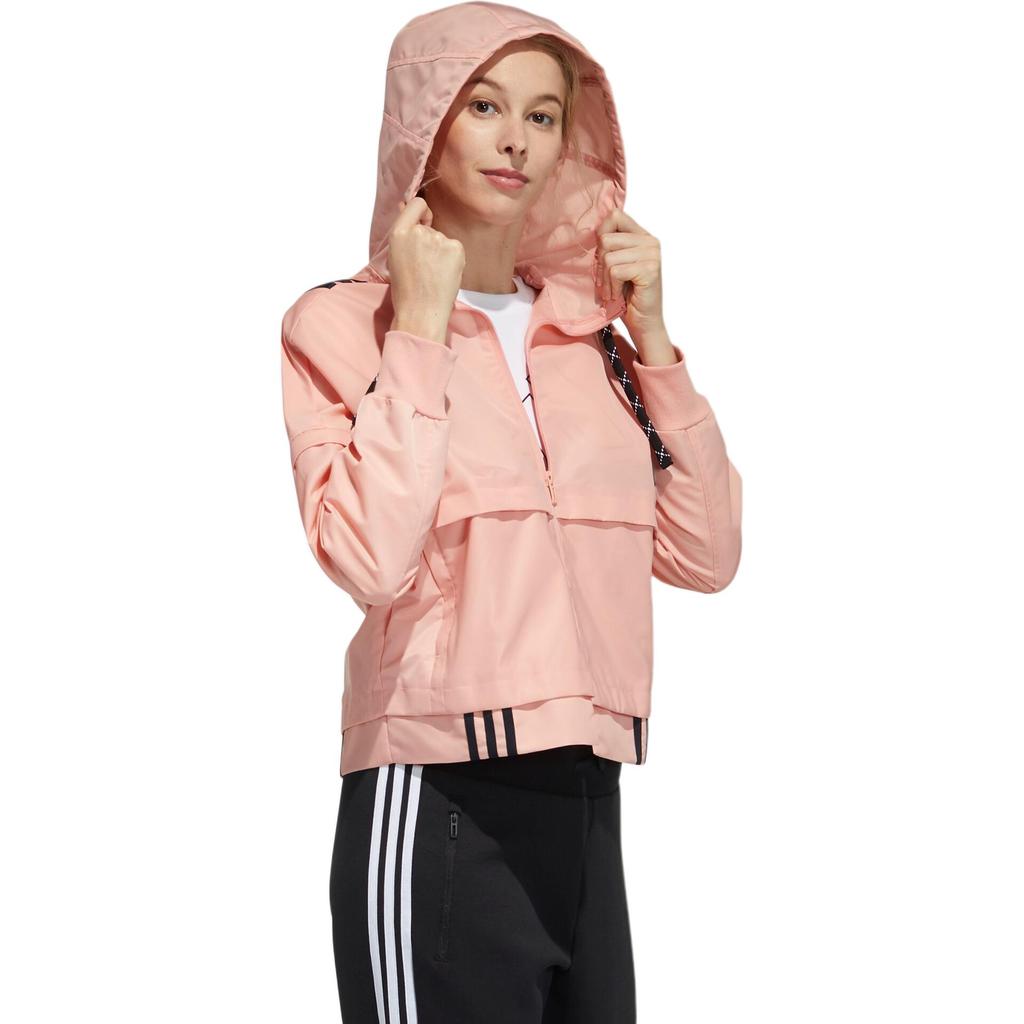 Adidas Jackets Women's Pink Hooded Moderate Other GT4405