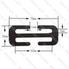 GRASSCALM Seat Belt Adjustment Locking Clips 4 Pieces Seat Belt