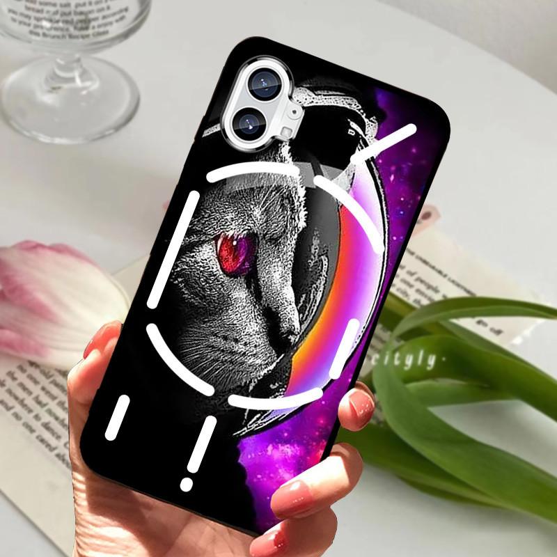 Hülle Für Nothing Phone 1 Hülle Stoßfest Schwarzer Bumper Rückseite Handyhülle Für Nothing Phone 2 Eins zwei Hülle Funda Nothingphone2