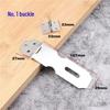 Stainless Steel 4-Inch Lockable Cabinet/Drawer Latch with Thickened Buckle