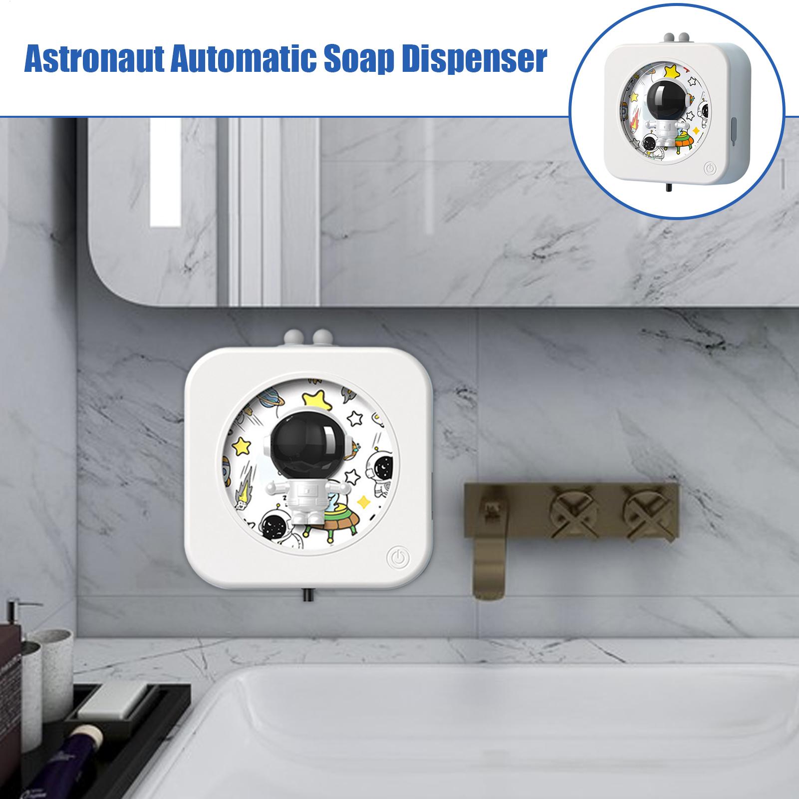 

Touchless Hand Soap Dispenser 350ML Astronaut Foaming Container Rechargeable Adjustable Foam Soap Dispenser For Bathroom Kitchen CN